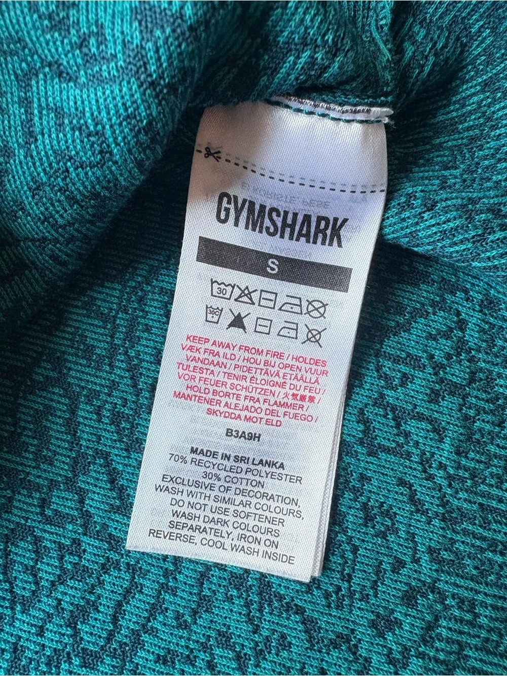 Gymshark Adapt | Teal Crewneck Sweater | Size Small